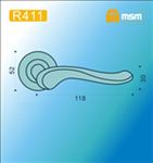 Ручки раздельные MSM R411 SN  (Матовый никель) на круглом основании